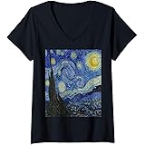 Starry Night Vincent Van Gogh Famous Cool Star Painting T