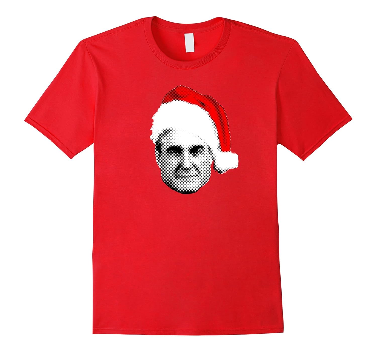 Mueller Santa Hat Happy Christmas Season FBI Retro T-Shirt-Rose