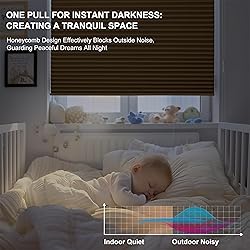 Boolegon Blackout Cellular Shades Cordless Pull