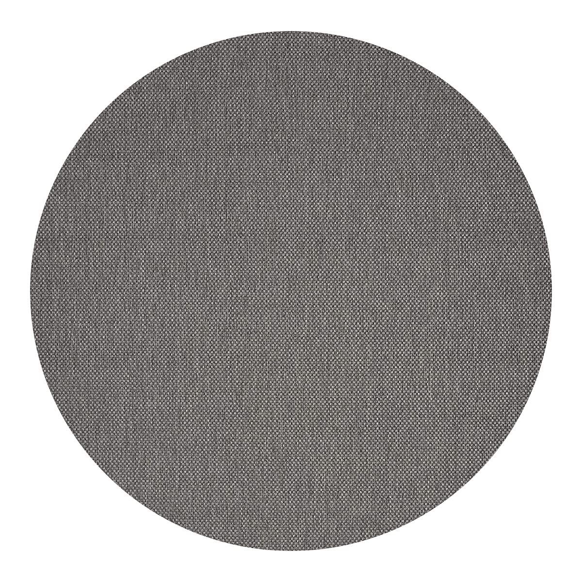 Mia's Teppiche Lara In- and Outdoor Rug, Flat Fabric, 160 cm, round, Anthracite