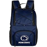 Logo Brands NCAA 24-Can Flex Backpack Cooler &ndash; Leak-Proof Lining, Bungee Cord Top &amp; Shoulder Straps &ndash; Portable Cooler for Tailgates, Beach &amp; Outdoor Events