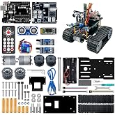 LAFVIN Programming Tank Smart Robot Car kit Support Mixly Blocks Coding/App Control Compatible with Arduino IDE