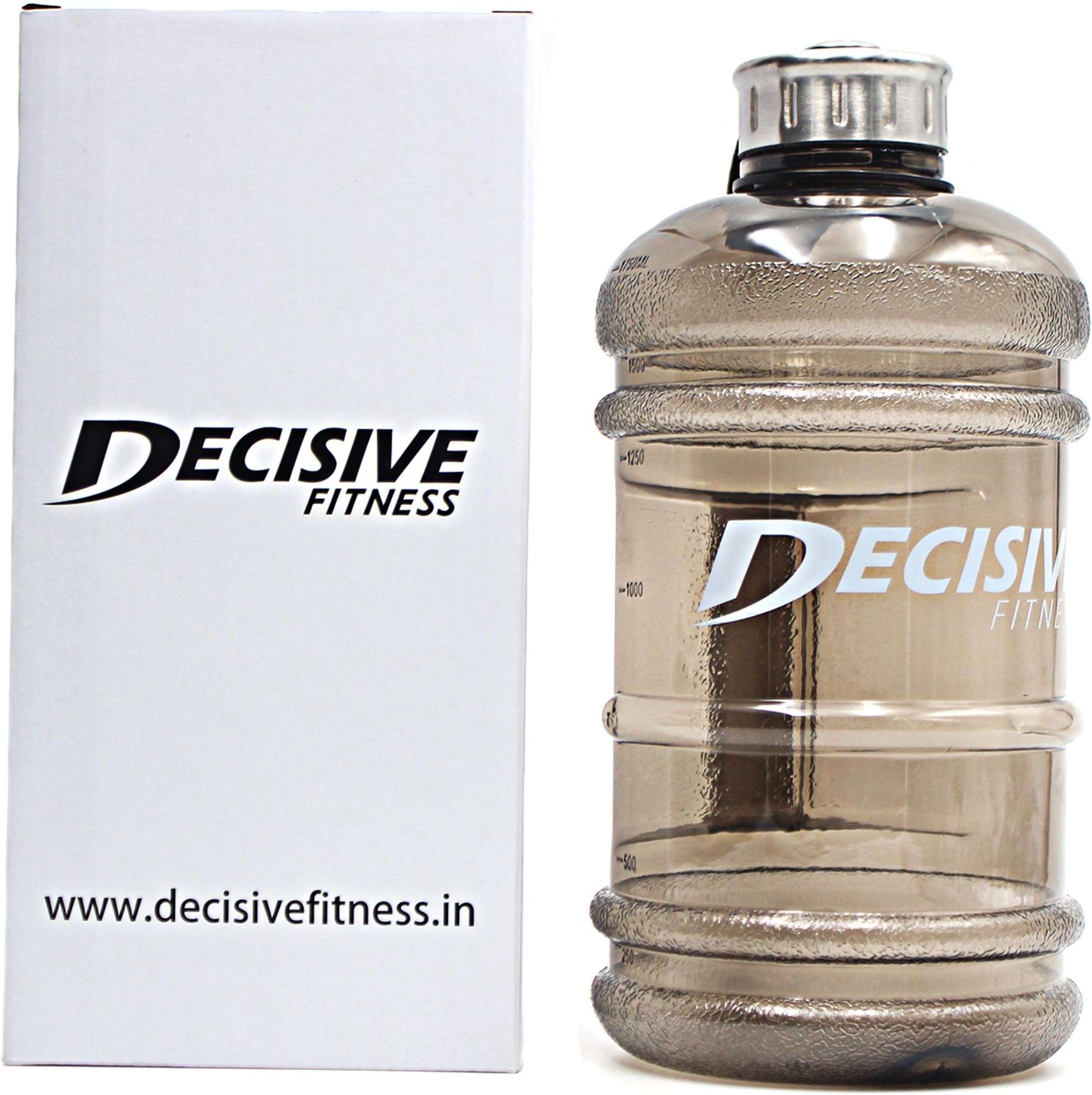 Decisive Fitness Gallon Water Bottle/Gym Water Bottle/Shaker Bottle/Sport Water Bottle - BPA Free