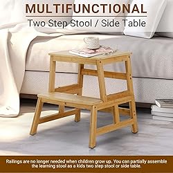 COSYLAND Kids Kitchen Step Stool，Toddler Standing