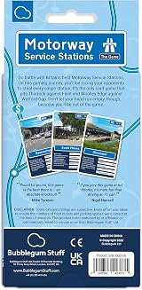 Bubblegum Stuff Motorway Service Stations Playing Cards Family Game view 5