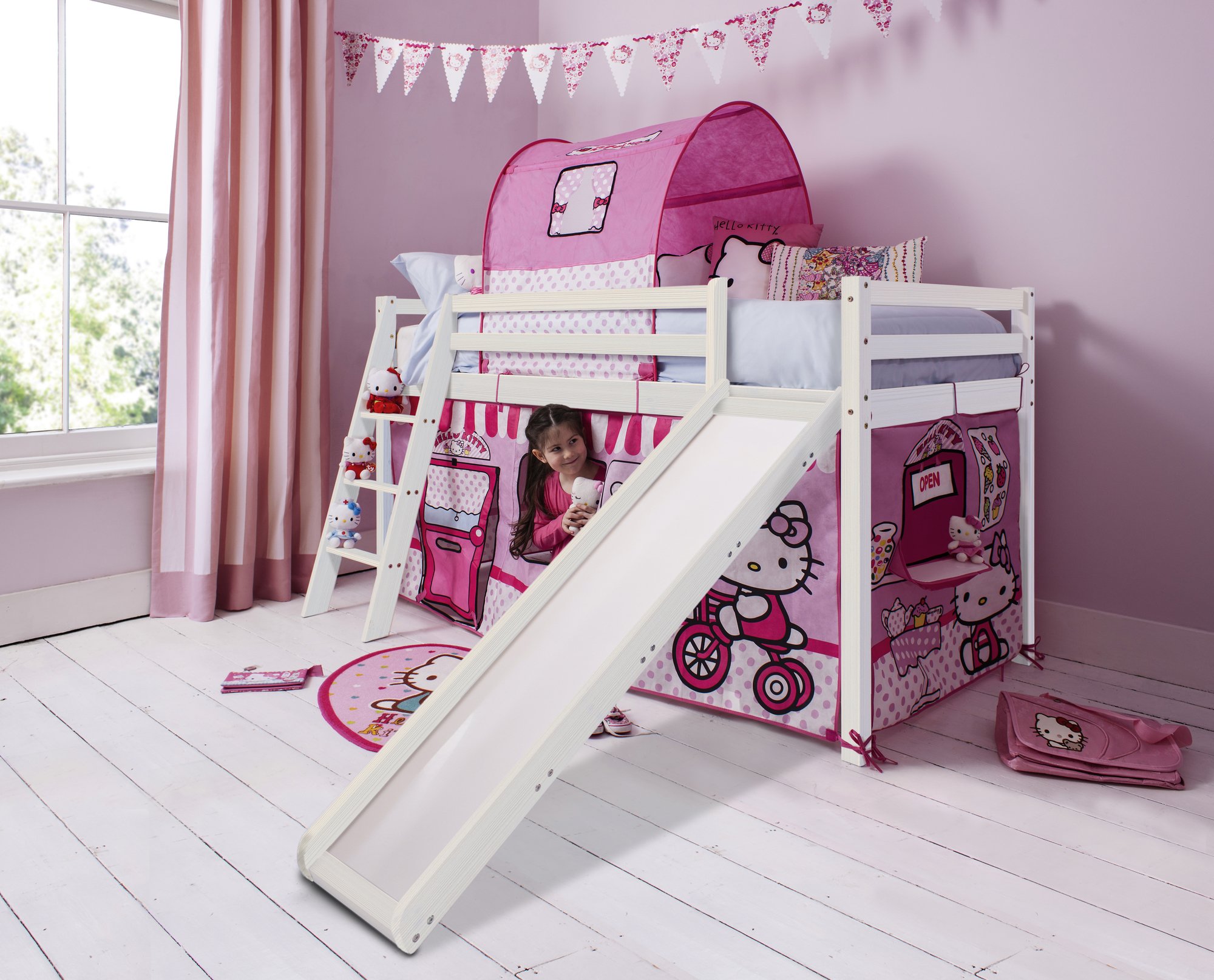 noa and nani cabin bed with slide