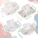RosewineC 4 Pack Wet Wipe Pouch 10x6 in Reusable Wipes Dispenser view 2