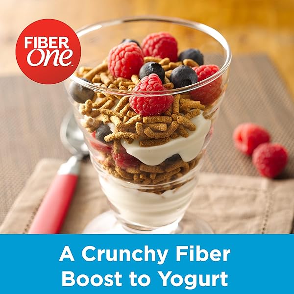 FIBER ONE CEREAL, ORIGINAL BRAN, HIGH FIBER CEREAL MADE WITH WHOLE GRAIN, 19.6 OZ