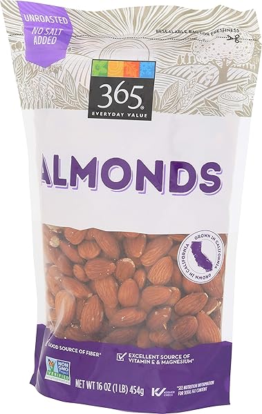 365 EVERYDAY VALUE, ALMONDS, 16 OZ