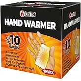 Hand Warmers - 90 Packs Hot Hands Disposable Heat Pad, Hot Hands Hand Warmers, Up to 10 Hours of Safe and Continuous Heat, Perfect for Camping, Outdoor Skiing, Fishing Ideal for Outdoors and Travel.