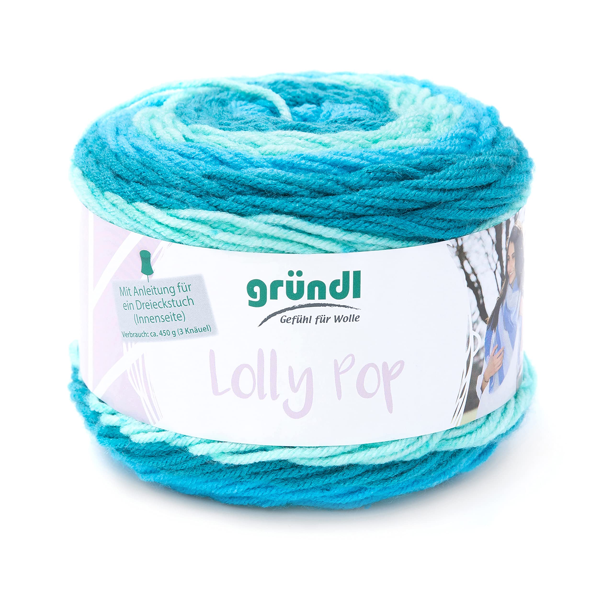 Gründl Yarn, Frosty Swirl, Approx. 250 m — image 1