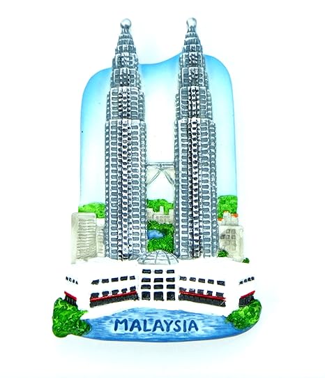 La torre de Malasia imán para nevera Petronas Twin cierre ...