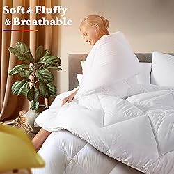 KASENTEX 90x90 Easy-Clean Reversible Comforter Set