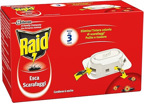 Raid Kakerlaken 2 Packungen Mit 6 Kodern 12 Koder Amazon De Drogerie Korperpflege