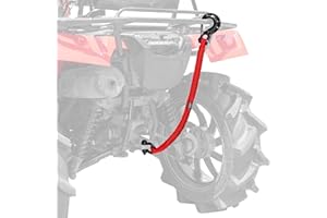 MUD BANDIT Custom Paracord ATV UTV Recovery Strap with Winch Hook and D Ring Shackle, Tow Rope for Four Wheeler, Quad, Side by Side, Premium Mudding Accessories