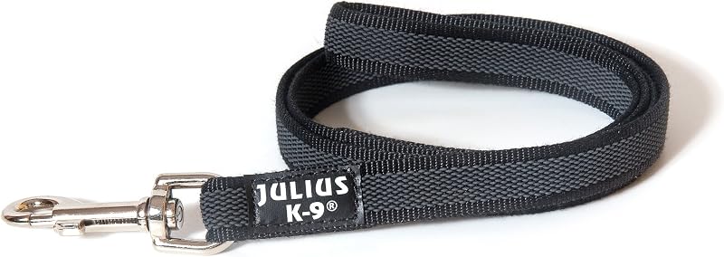 Julius-K9 Color & Gray Super-Grip Leash with Handle 20 mm x 1.2 m