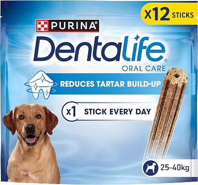Dentalife Large Chicken Dog Chews 12 Sticks Pack of 3