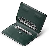 VULKIT Slim Minimalist Card Holder RFID Blocking Leather Credit Card Holder Front Pocket Wallet Magnetic Closure