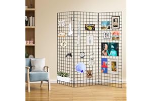 NEESEEYEE Commercial Grade Gridwall Panels – Z Unit Includes Three 2' X 6' Panels Black Finish Works with All Grid Fixtures and Accessories