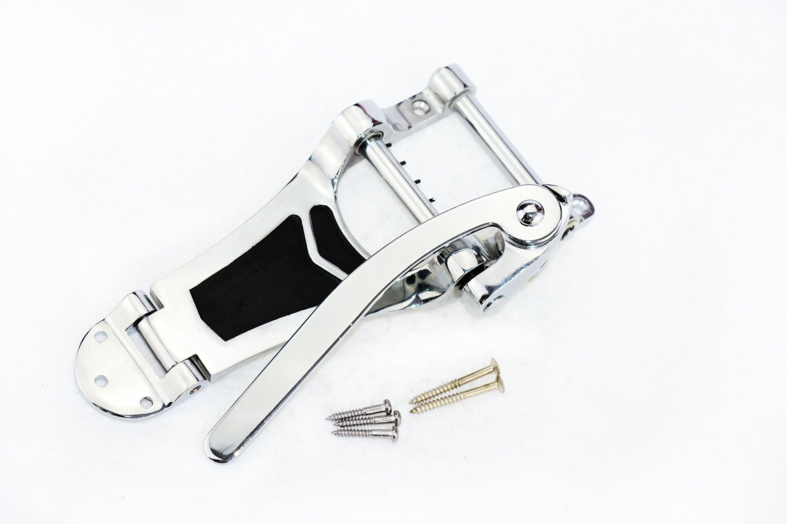 Chrome Tremolo Vibrato Bridge Tailpiece Hollowbody Archtop for Les Paul Guitar