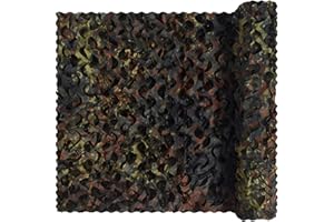 Senmortar Camo Netting, Bulk Roll Camouflage Netting, Military Hunting Mesh Free Cutting for Hunting Blind Sunshade Shooting Theme Party Decoration