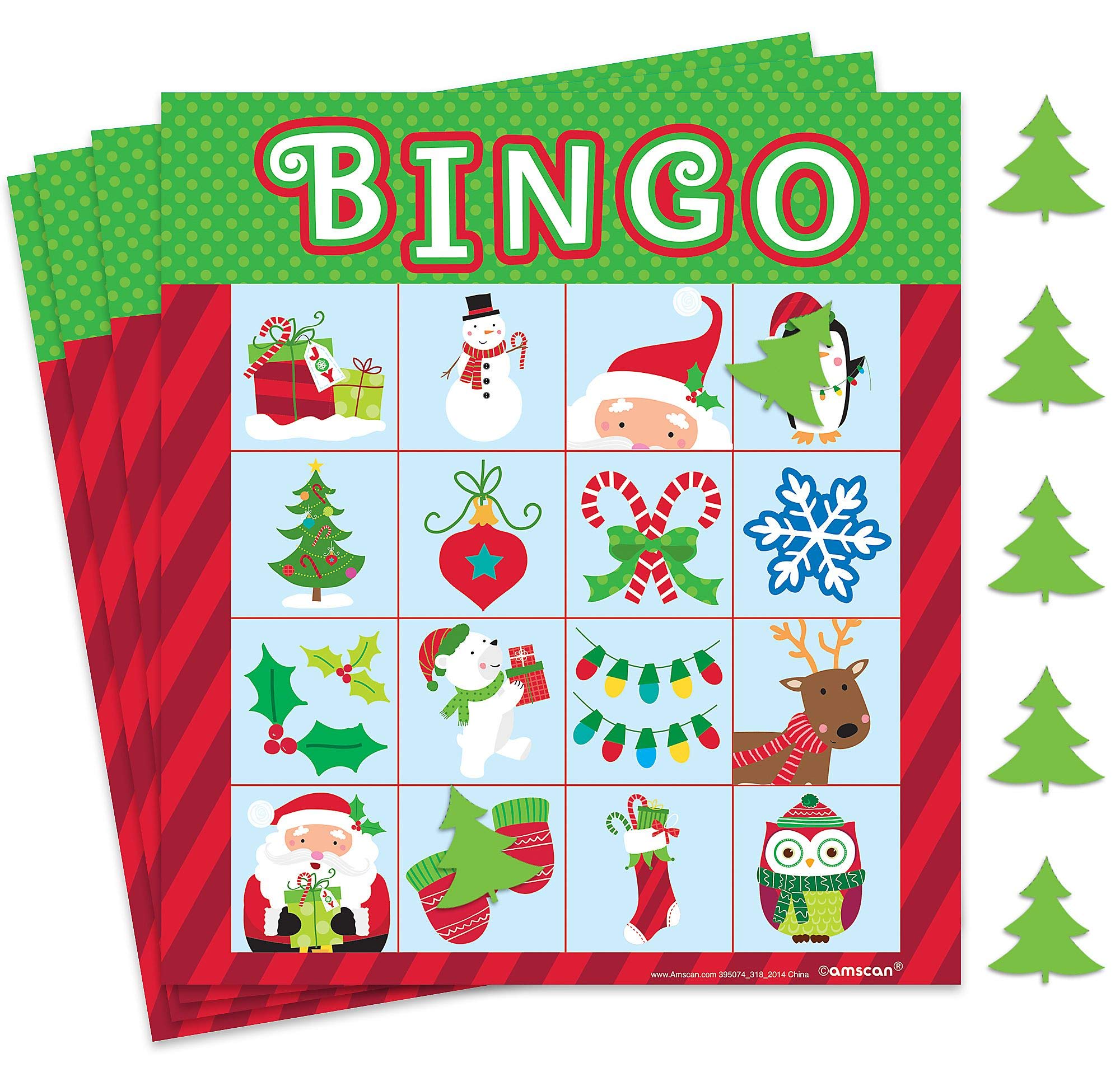 Amscan Christmas Bingo Party Game - 1 Pc.