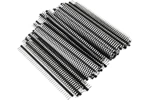 100pcs Lystaii Straight Single Row 40 Pin 0.1 Inch (2.54mm) Male Header Connector for PCB Board