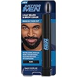 Just for Men 1-Day Beard & Brow Color, Temporary Color for Beard and Eyebrows, For a Fuller, Well-Defined Look, Up to 30 Appl