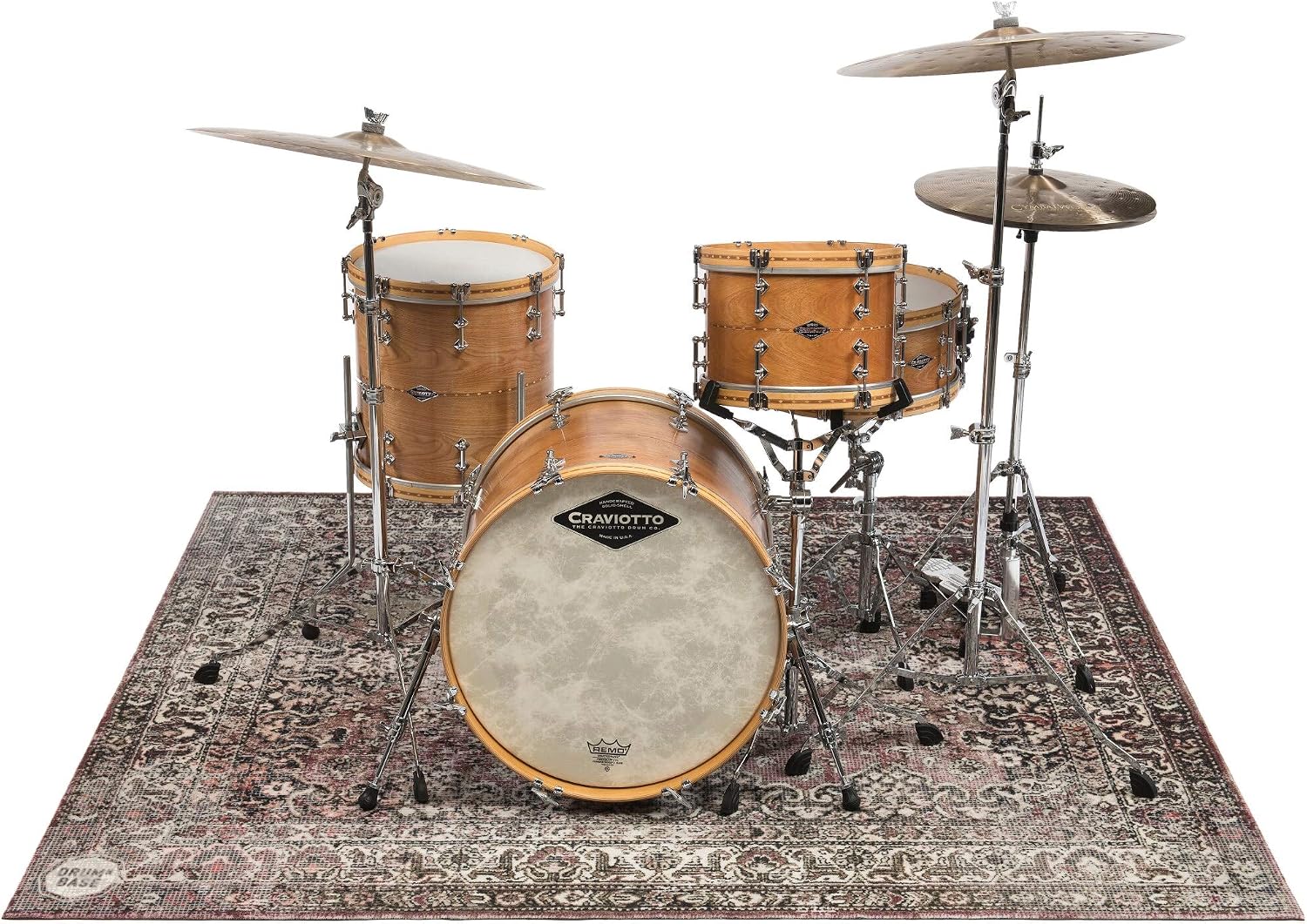 Drum N Base Vintage Stage Rug (Large) - Classic Worn, 185 x 160 cm (Rectangular) - Image 5
