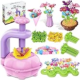 Fabric Flower Bouquets Toys – DIY Craft Kit for Kids, Pretend Flower Market Playset, Build Your Bouquet, Creative Arts & Crafts Educational Toy for Girls Ages 4-8, Birthday Gift for Kids