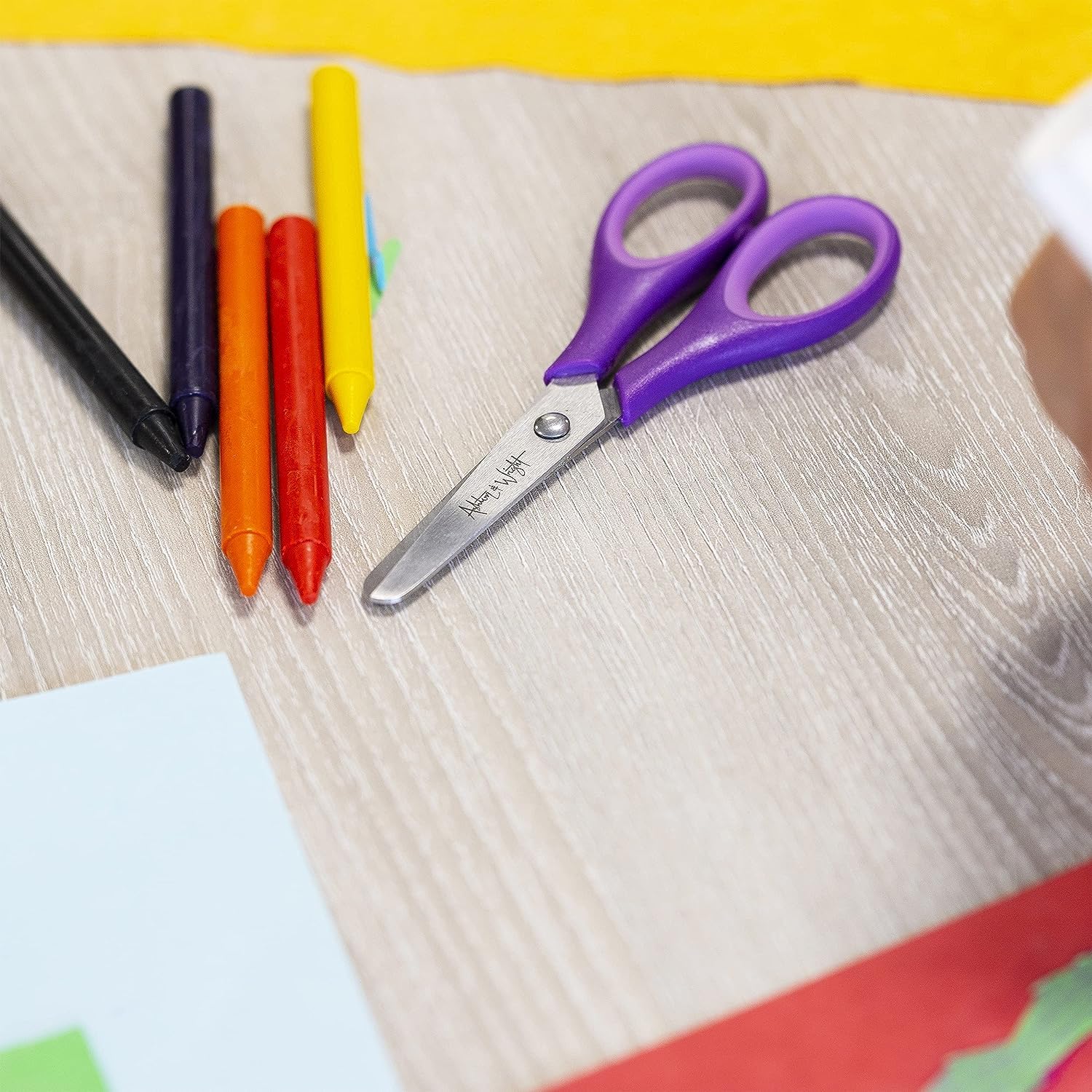 Ashton and Wright - Children's - Kids Scissors Soft Grip - 5