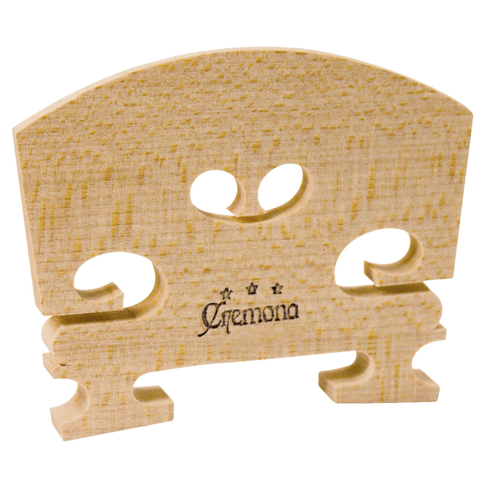 Cremona VP-203 3-Star Violin Bridge - 1/8 Size - Cream