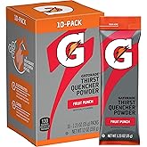 Gatorade G Powder 10ct Punch, Mixed Fruit, 10 Count