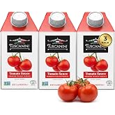 Tuscanini Italian Tomato Sauce, Premium Italian Passata, 17.6oz (3 Pack) Resealable, Product of Italy