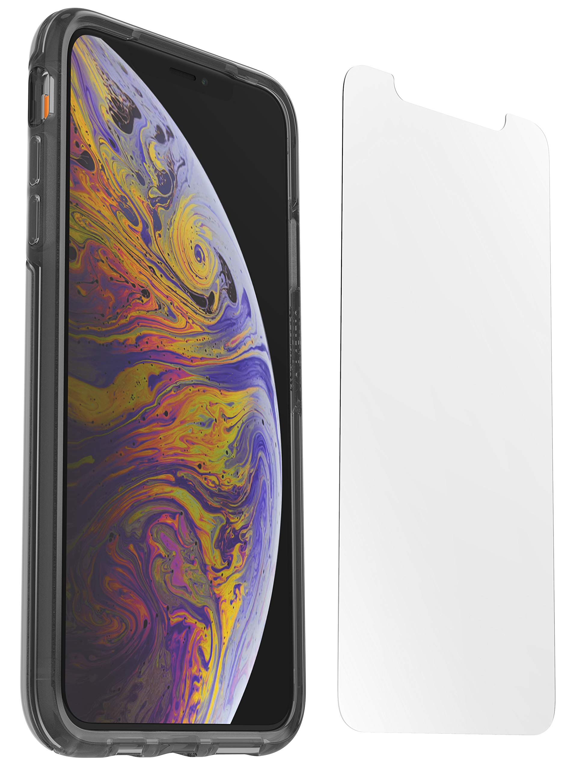OtterBox Clear Case + AlphaGlass, Transparent Drop Proof Case for iPhone Xs Max - Black, 78-52435 — image 1