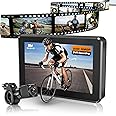 ATOVANKA Bike Rear View Camera Recorder,4.3'' HD 1080P Monitor Bicycle Rear View Camera,5000Mah,64G TF Card, Mirror Switching,Color Night Vision,Cycling Backup Camera for E-Bike,Mountain, Road Bike