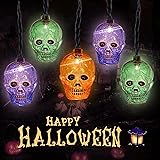 Halloween Skeleton Lights,8.5Ft Halloween Skull