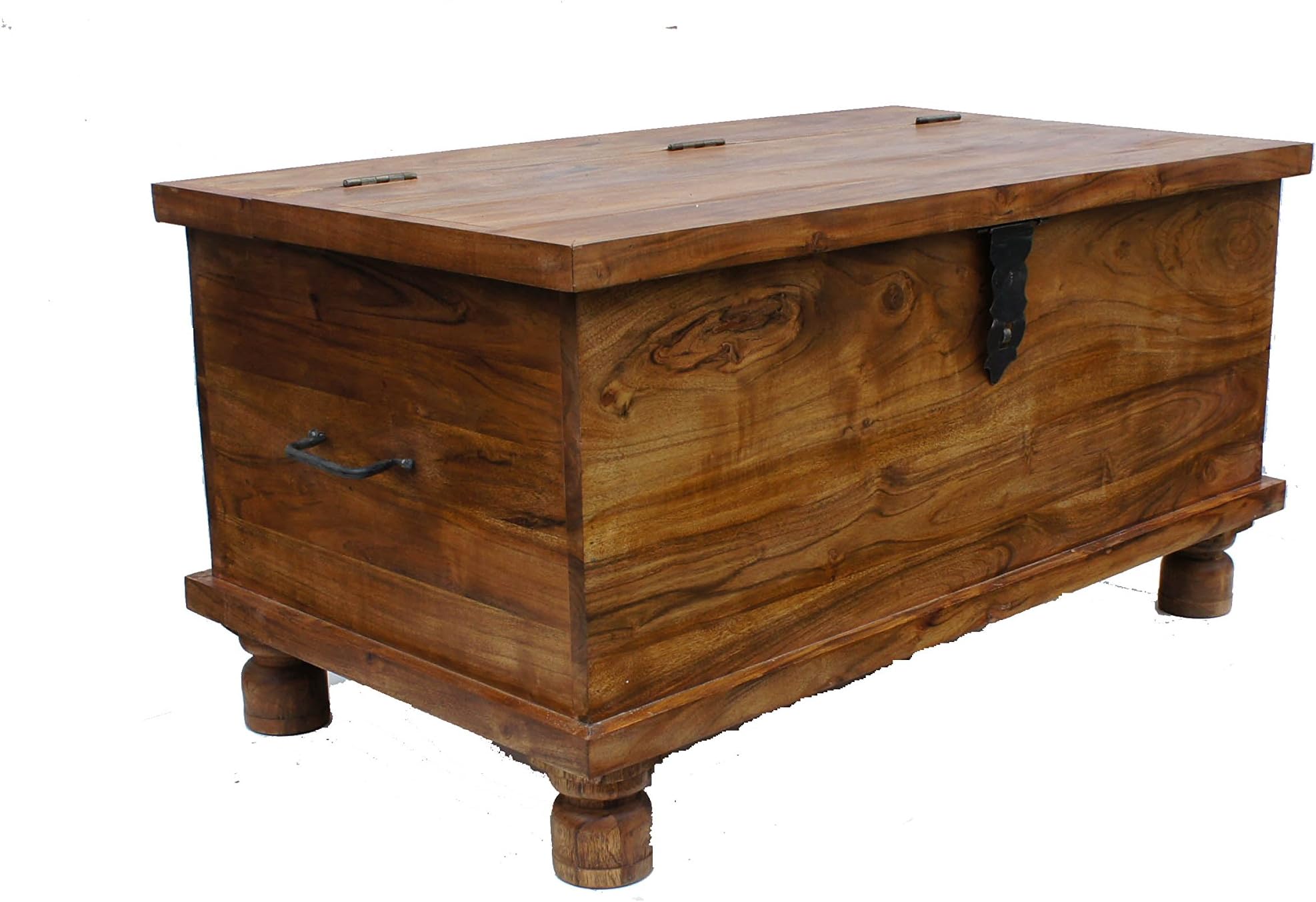 EcoIndia Large Sheesham Trunk On Feet