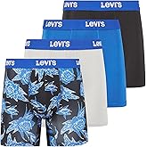 Levi's Mens Underwear Microfiber Boxer Brief for Men Ultra Soft 4 Pack