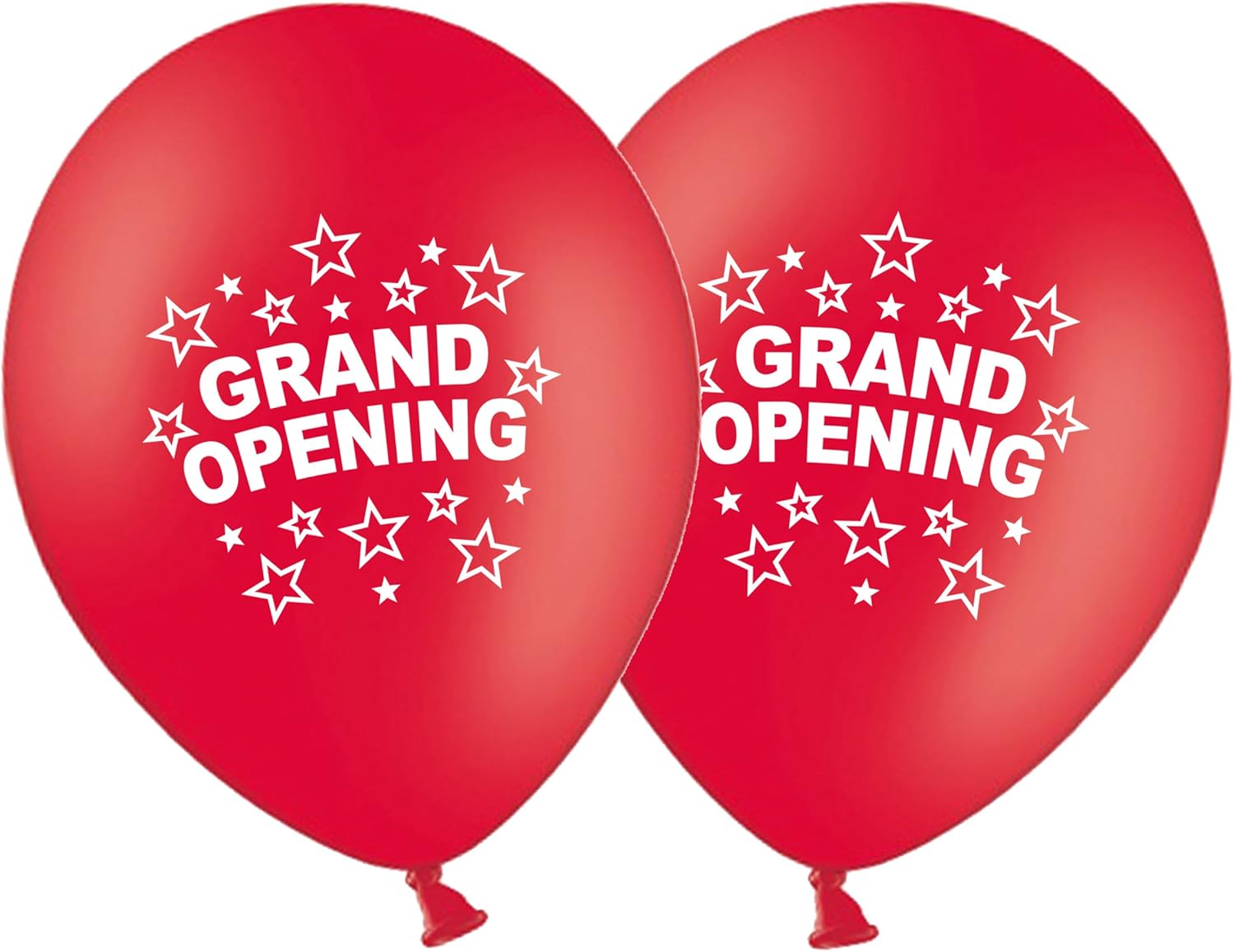 Party Decor Grand Opening 12" Printed Latex Red Balloons Pack of 20