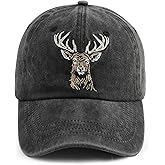 Unisex Adjustable Animal Hat for Men Women, Classic Cotton Wild Animals Embroidered Baseball Cap