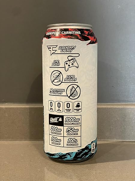 GHOST ENERGY X FAZE CLAN (FAZE POP) – PERFORMANCE ENERGY DRINK – SINGLE 16OZ CAN – ENERGY & FOCUS – NO ARTIFICIAL COLORS – 200MG OF NATURAL CAFFEINE, L-CARNITINE & TAURINE – GLUTEN-FREE & VEGAN
