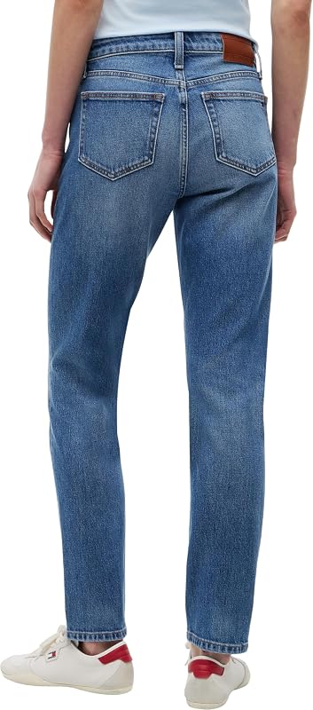 Damen Jeans Hose Lucy Slim Mid Rise, Blau (Denim Medium), 31W/30L