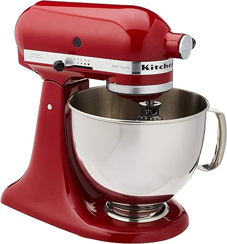 Kitchenaid Artisan Ksm150ber Stand Mixer Imperial Red Amazon Co