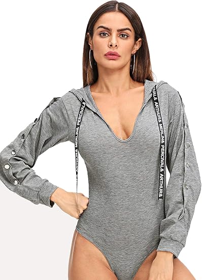 deep v jumpsuit long sleeve