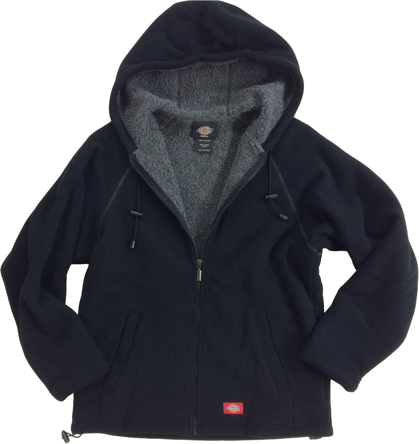 dickies sherpa lined fleece hoodie