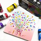 Artecho Metallic Acrylic Paint Set 12 Colors 2 oz 59 ml for Various Surfaces view 7
