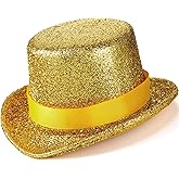 Shihanee Victorian Top Hat Circus Show Hat Cowboy Hat for Adults Halloween Cosplay DIY