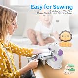 KPCB Tech Mini Sewing Machine for Beginners 42PCS Tools Extension Table view 7