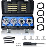 Prokomon Motorcycle Carburetor Synchronizer Tool Kit | Carb Synchronizer Tool with 4 Gauge and Plastic Case; Vacuum Carb Sync Tool for 2 Cylinder or 4 Cylinder